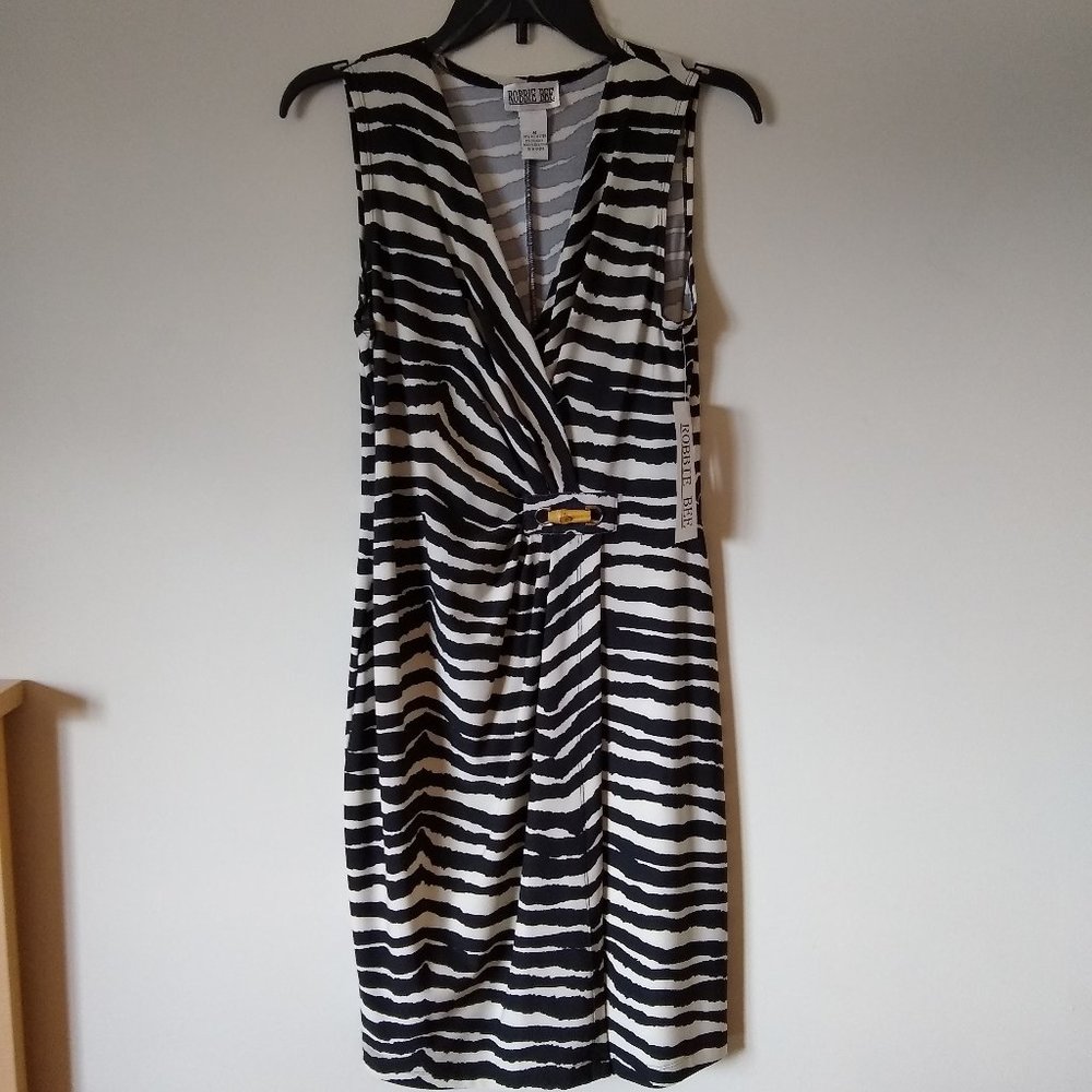 ANIMAL PRINT MIDI WRAP DRESS. NWT